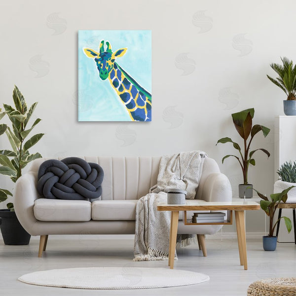 Stupell Industries June Erica Vess | Modern Hue Giraffe Wall Art