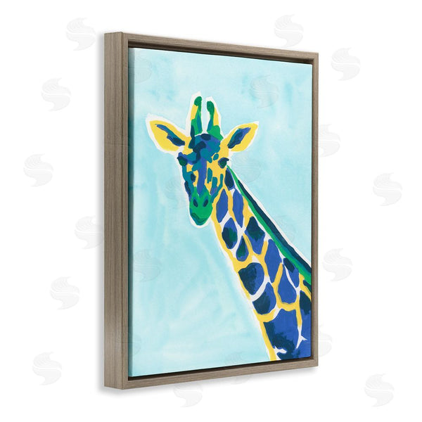 Stupell Industries June Erica Vess | Modern Hue Giraffe Wall Art