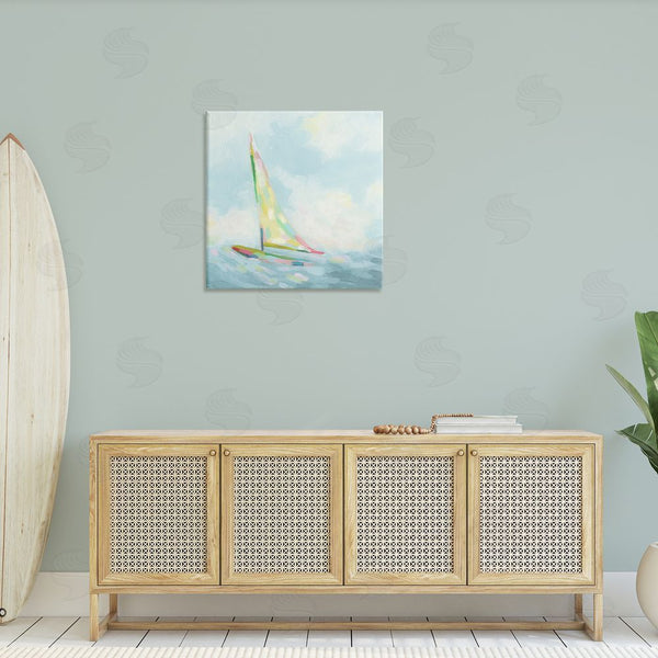 Stupell Industries June Erica Vess | Modern Hue Sailboat Wall Art