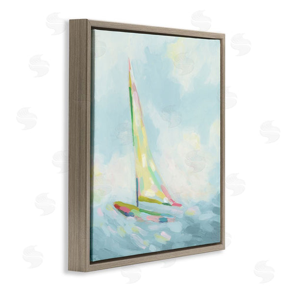 Stupell Industries June Erica Vess | Modern Hue Sailboat Wall Art