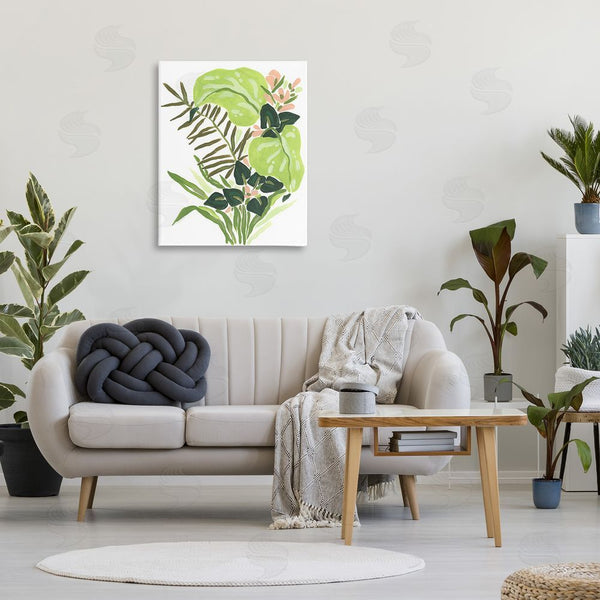 Stupell Industries June Erica Vess | Modern Jungle Leaves Wall Art