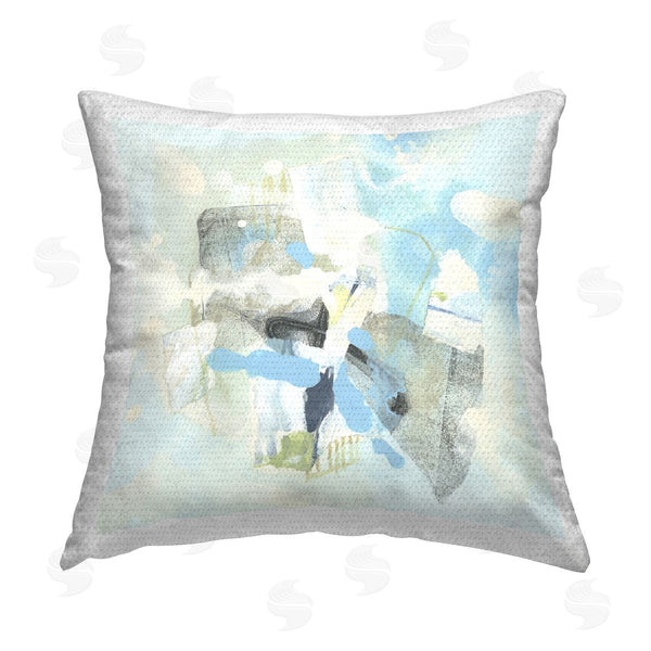 Stupell Industries June Erica Vess | Modern Paint Splash Abstract Printed Throw Pillow