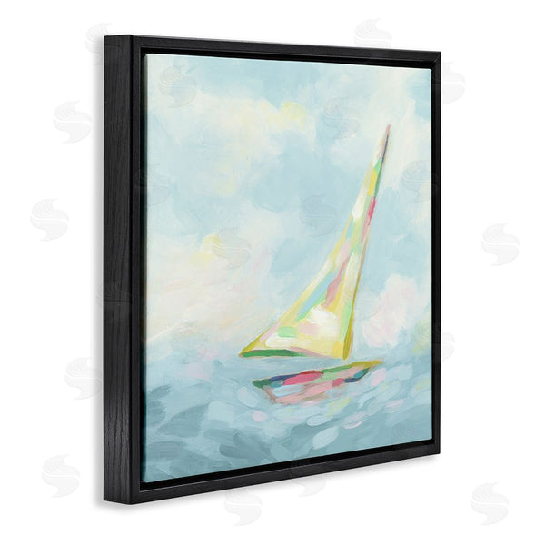 Stupell Industries June Erica Vess | Modern Pastel Sailboat Wall Art