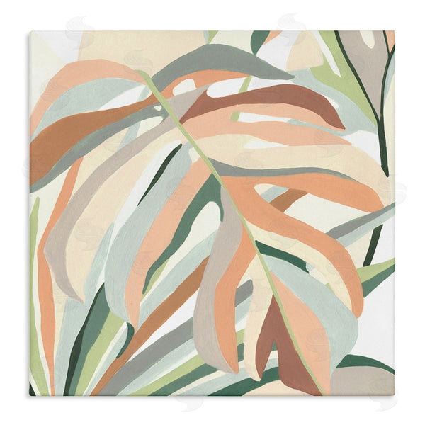 stupell industries June Erica Vess | Monstera Plant Leaf Soft Hues Wall Art