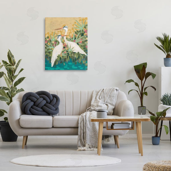 Stupell Industries June Erica Vess | Nautical Birds In River Wall Art