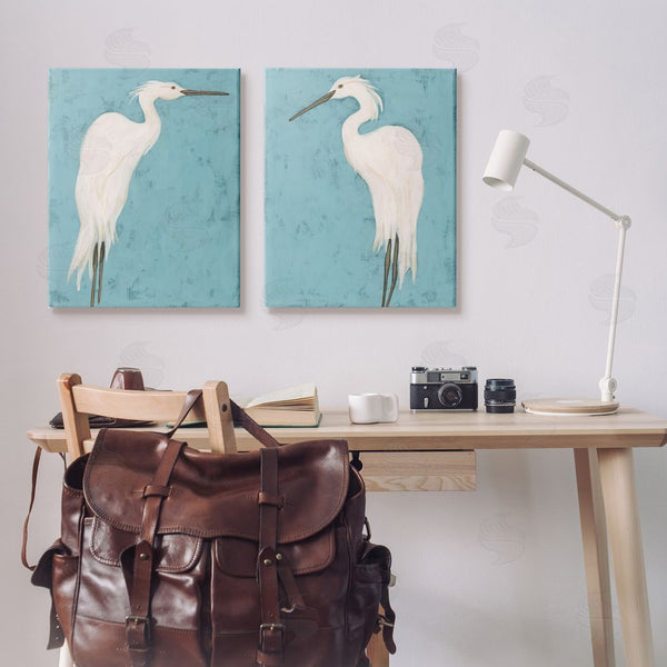 Stupell Industries June Erica Vess | Nautical Heron Casual Coastal Bird Wall Art