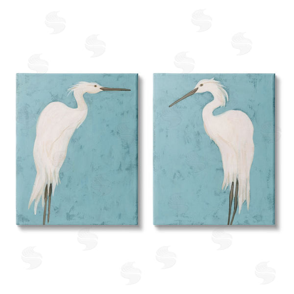 stupell industries June Erica Vess | Nautical Heron Casual Coastal Bird Wall Art