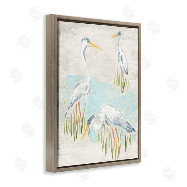Stupell Industries June Erica Vess | Nautical Heron Trio