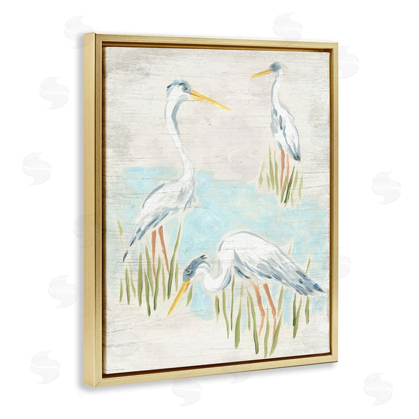 Stupell Industries June Erica Vess | Nautical Heron Trio
