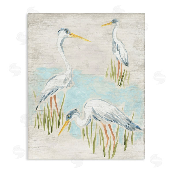 stupell industries June Erica Vess | Nautical Heron Trio
