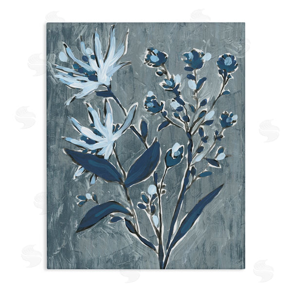 stupell industries June Erica Vess | Navy Blue Flowers