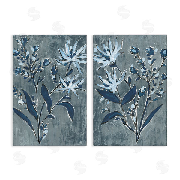 stupell industries June Erica Vess | Navy Flower Sprigs