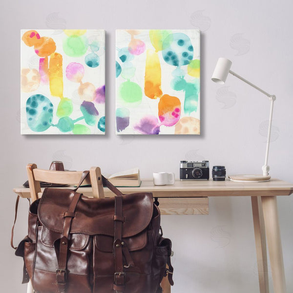 Stupell Industries June Erica Vess | Neon Colorful Abstract Shapes Wall Art