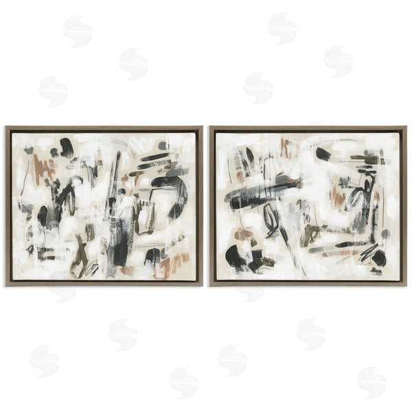 Stupell Industries June Erica Vess | Neutral Earth Tones Abstraction