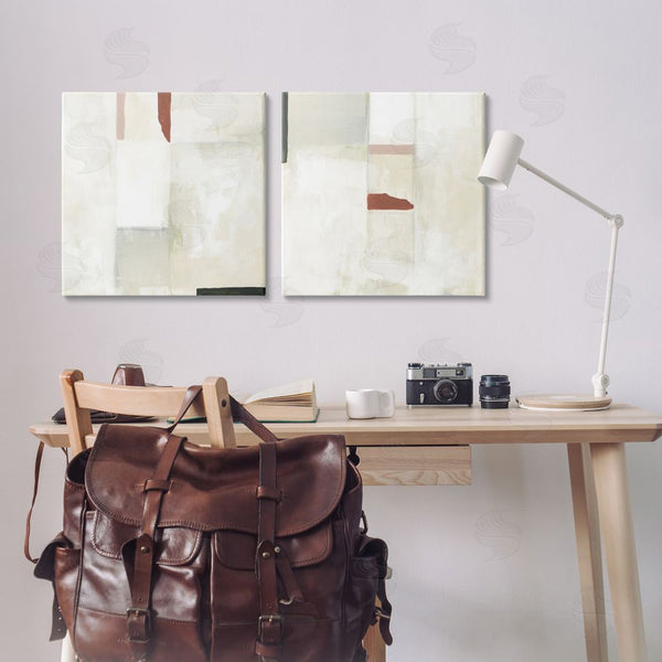 Stupell Industries June Erica Vess | Neutral Rectangles Mauve Effects Wall Art