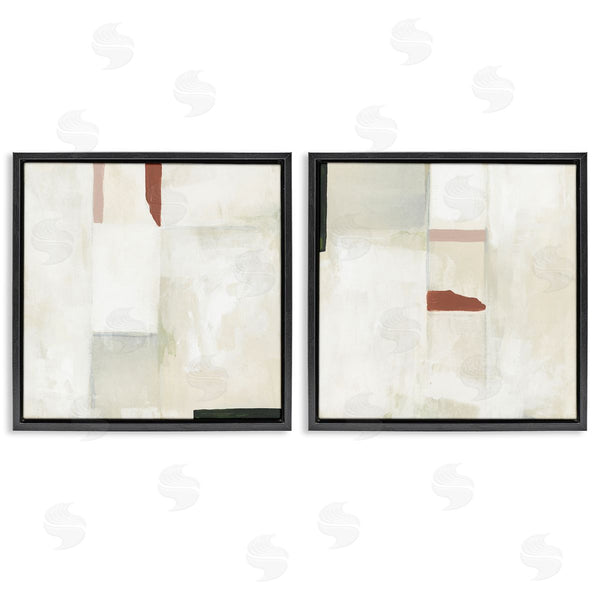 Stupell Industries June Erica Vess | Neutral Rectangles Mauve Effects Wall Art