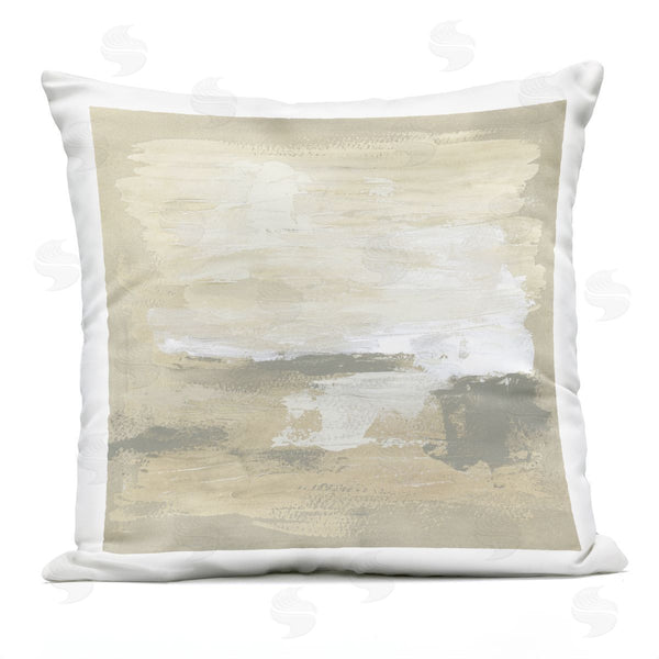 Stupell Industries June Erica Vess | Neutral Reflections Beige Abstract Printed Throw Pillow