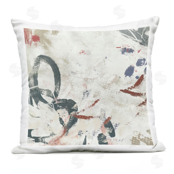 Stupell Industries June Erica Vess | Neutral Washi Abstract Printed Throw Pillow