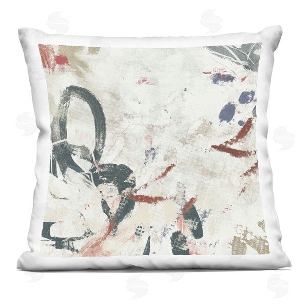 stupell industries June Erica Vess | Neutral Washi Abstract Printed Throw Pillow