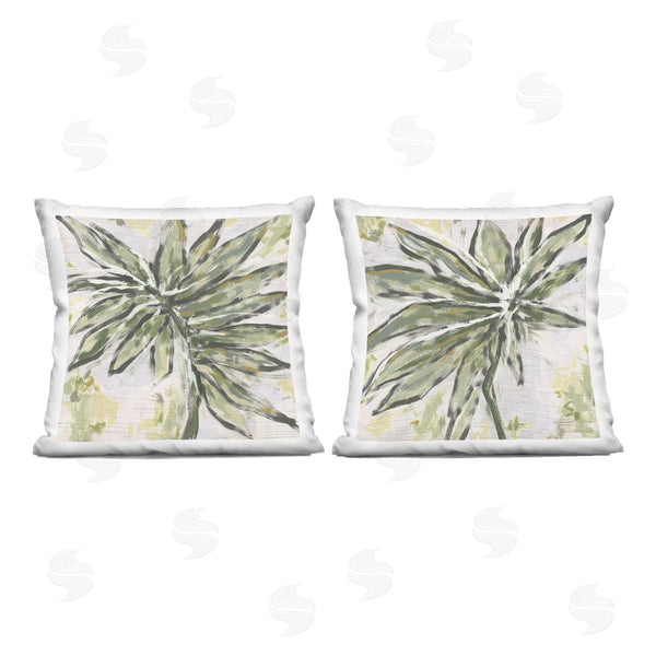 stupell industries June Erica Vess | Organic Palm Palette Printed Throw Pillow Set