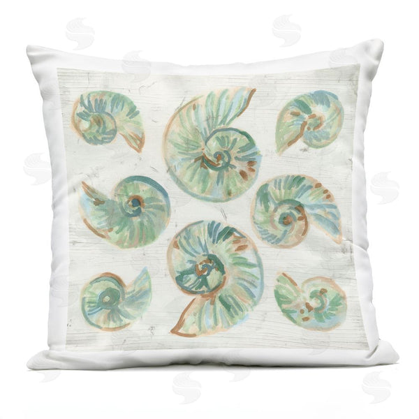 Stupell Industries June Erica Vess | Organic Saltwashed Shells Throw Pillow