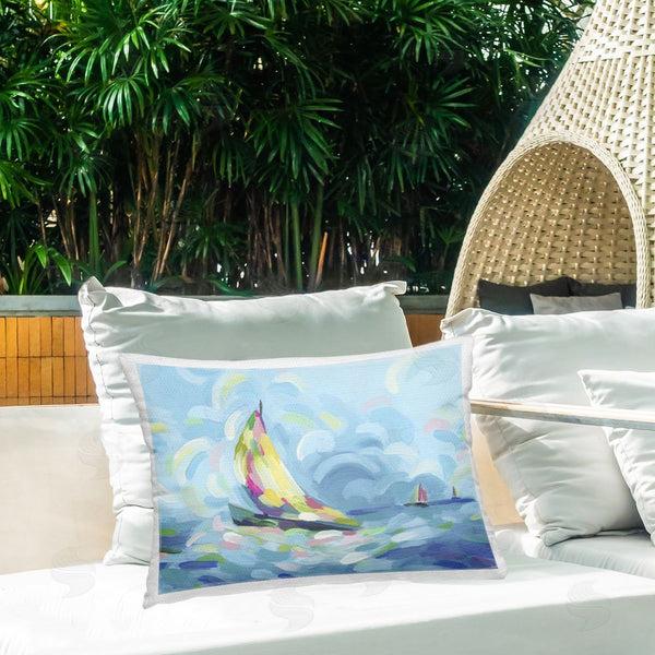 Stupell Industries June Erica Vess | Paint Swirled Sailboats