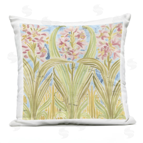 Stupell Industries June Erica Vess | Palau Tile Florals Printed Throw Pillow