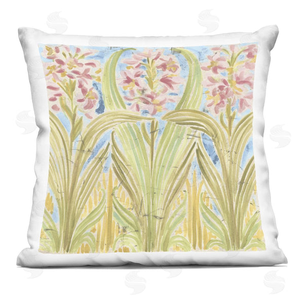 stupell industries June Erica Vess | Palau Tile Florals Printed Throw Pillow