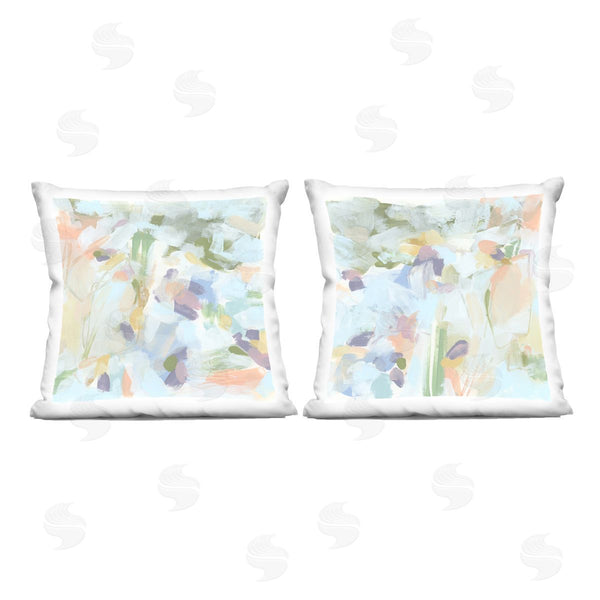 stupell industries June Erica Vess | Pastel Abstract Expressions Printed Throw Pillow Set