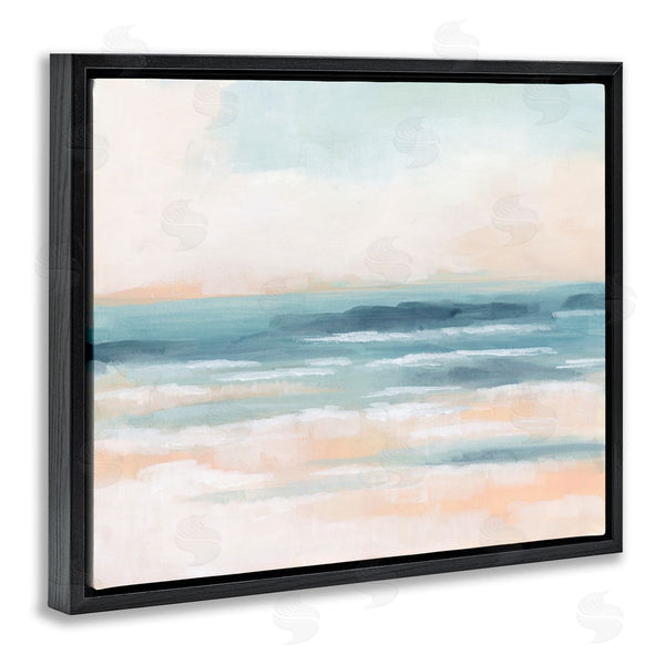 Stupell Industries June Erica Vess | Pastel Beach Coast Wall Art