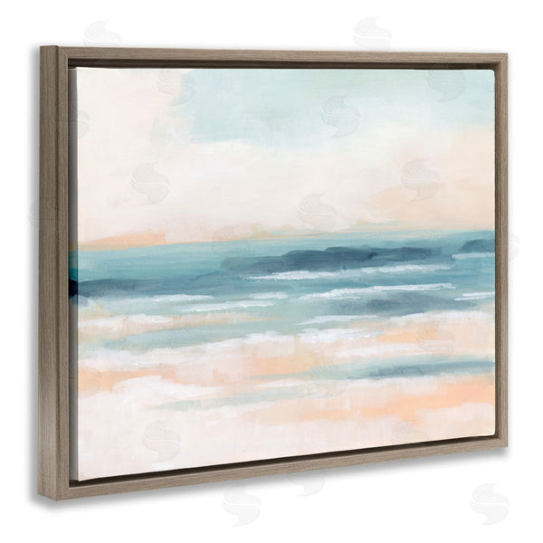 Stupell Industries June Erica Vess | Pastel Beach Coast Wall Art