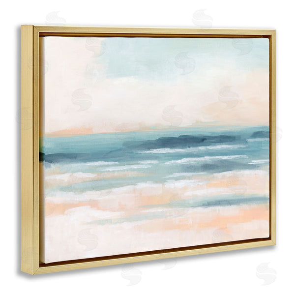 Stupell Industries June Erica Vess | Pastel Beach Coast Wall Art