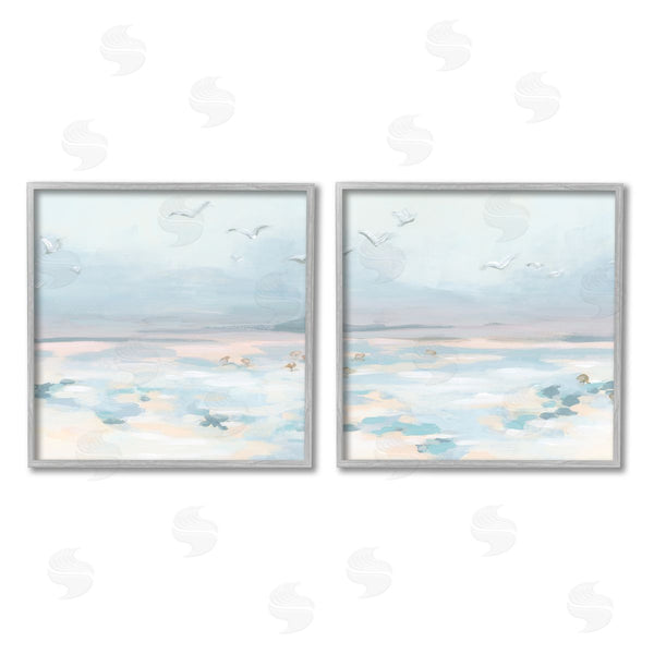 Stupell Industries June Erica Vess | Pastel Coast Landscape
