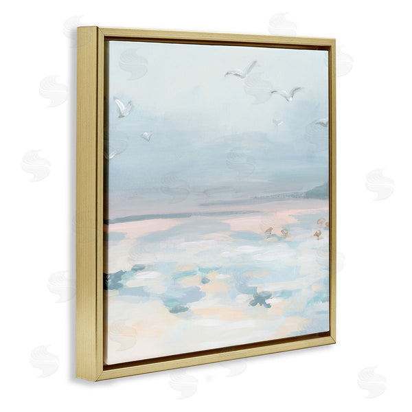 Stupell Industries June Erica Vess | Pastel Coastal Landscape