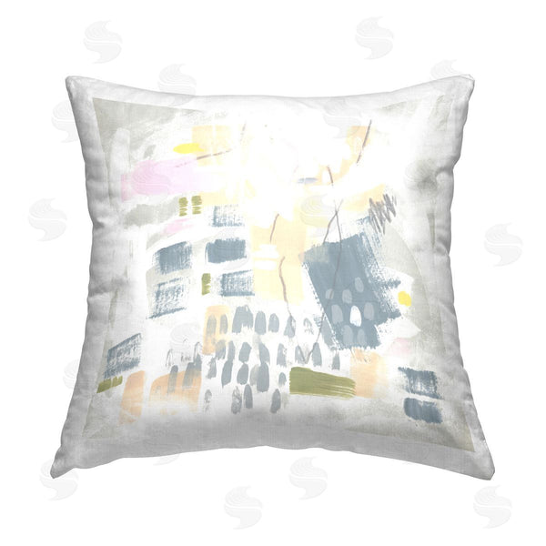 stupell industries June Erica Vess | Pastel Patterned Expression Printed Throw Pillow