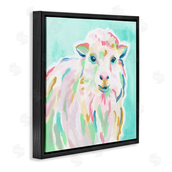 Stupell Industries June Erica Vess | Pastel Sheep Painting Wall Art