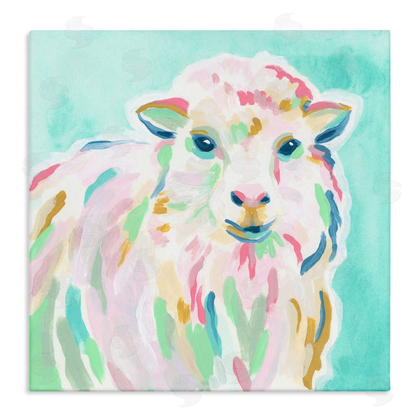 stupell industries June Erica Vess | Pastel Sheep Painting Wall Art