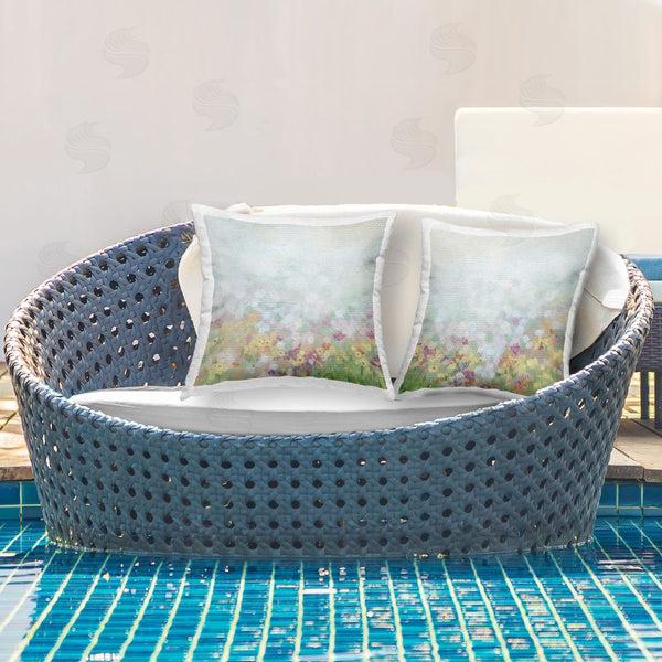 Stupell Industries June Erica Vess | Pastel Spring Flower Field Printed Throw Pillow Set