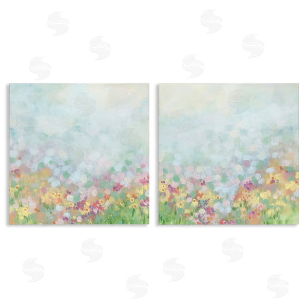stupell industries June Erica Vess | Pastel Spring Flower Field Wall Art