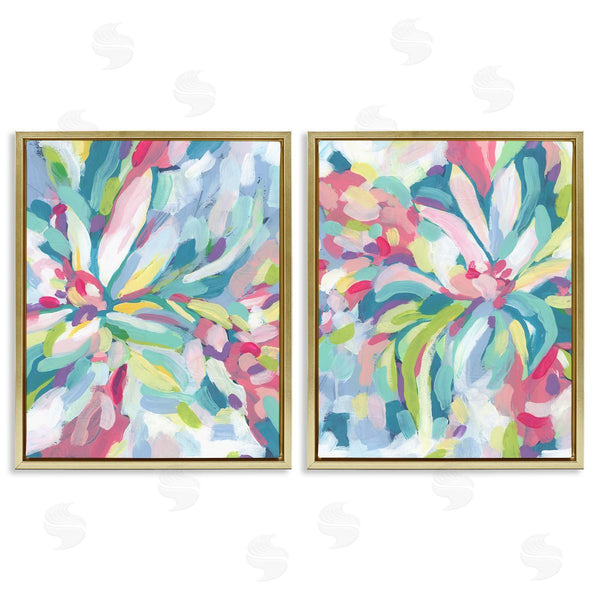 Stupell Industries June Erica Vess | Pastel Whimsy Flower Pattern
