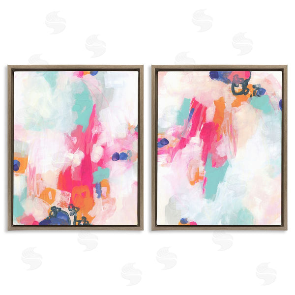 Stupell Industries June Erica Vess | Pink & Pastel Splotches