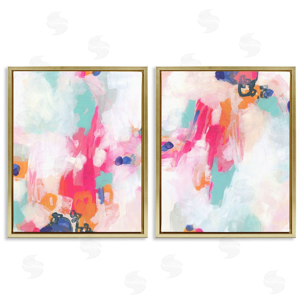 Stupell Industries June Erica Vess | Pink & Pastel Splotches