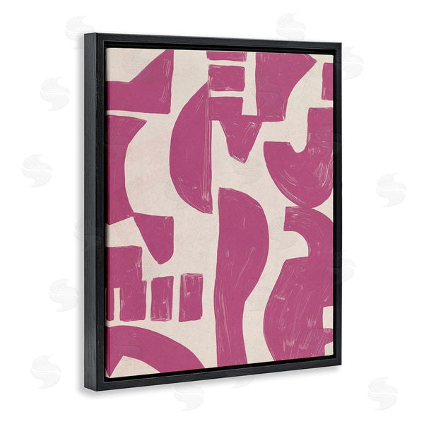 Stupell Industries June Erica Vess | Purple Asymmetrical Shapes Wall Art