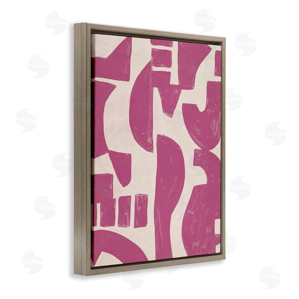 Stupell Industries June Erica Vess | Purple Asymmetrical Shapes Wall Art