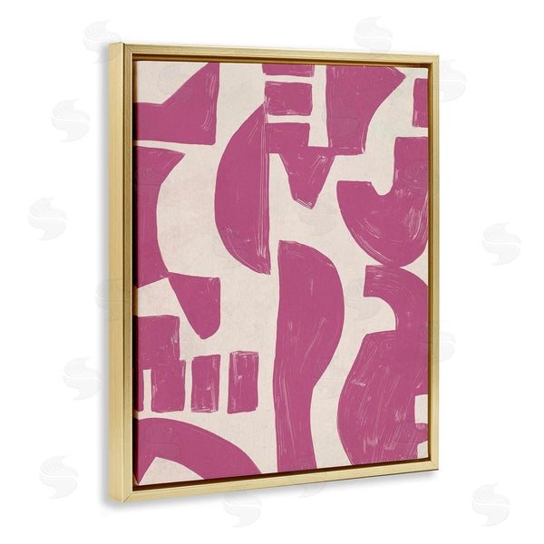Stupell Industries June Erica Vess | Purple Asymmetrical Shapes Wall Art