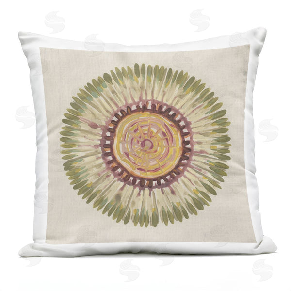 Stupell Industries June Erica Vess | Radial Aura Mandala Printed Throw Pillow