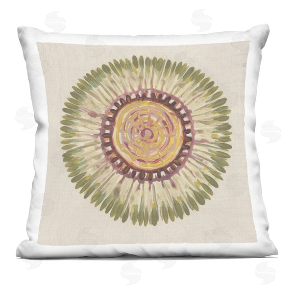stupell industries June Erica Vess | Radial Aura Mandala Printed Throw Pillow