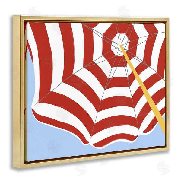 Stupell Industries June Erica Vess | Red And White Umbrella