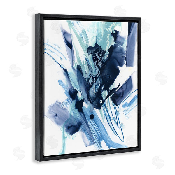 Stupell Industries June Erica Vess | Restless Blue Splash