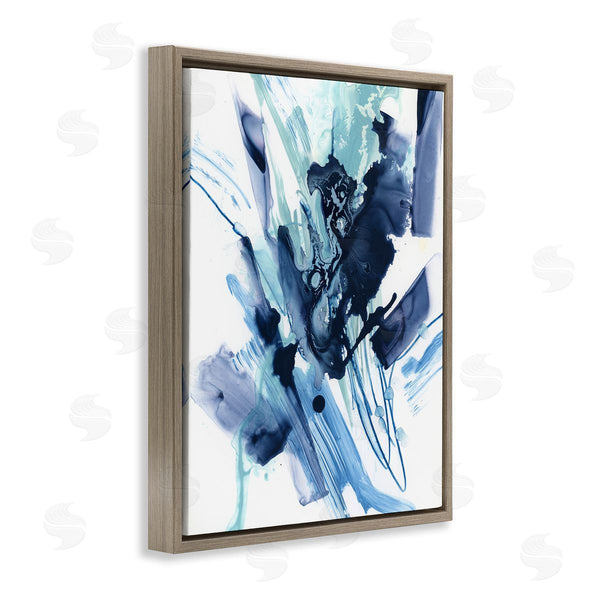 Stupell Industries June Erica Vess | Restless Blue Splash
